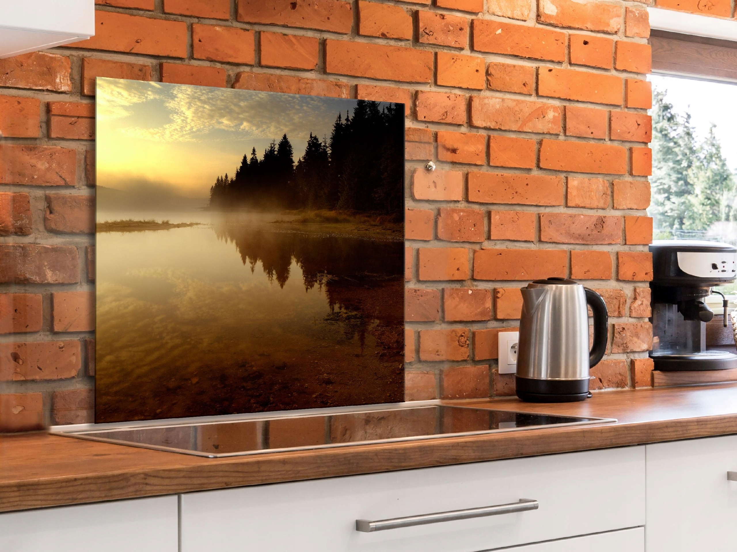 Skleněný Kuchyňský Panel 80x80 c-B-0513-aq-a