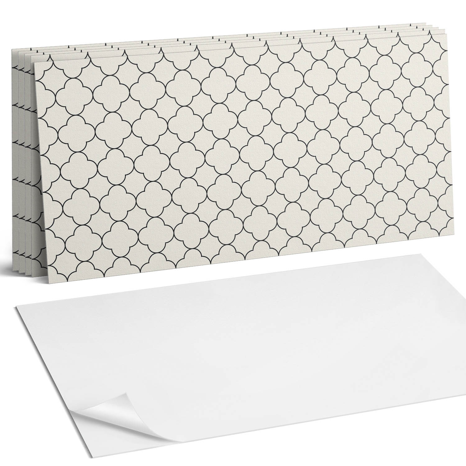 Pvc nástenné dlaždice Samolepiace kvety v sieťovanom dizajne 6 x 60 x 30 cm
