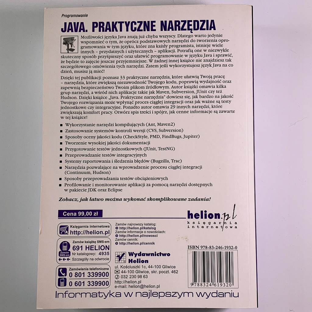 Java praktyczne narzędzia Ferguson Smart Gatunek Programowanie