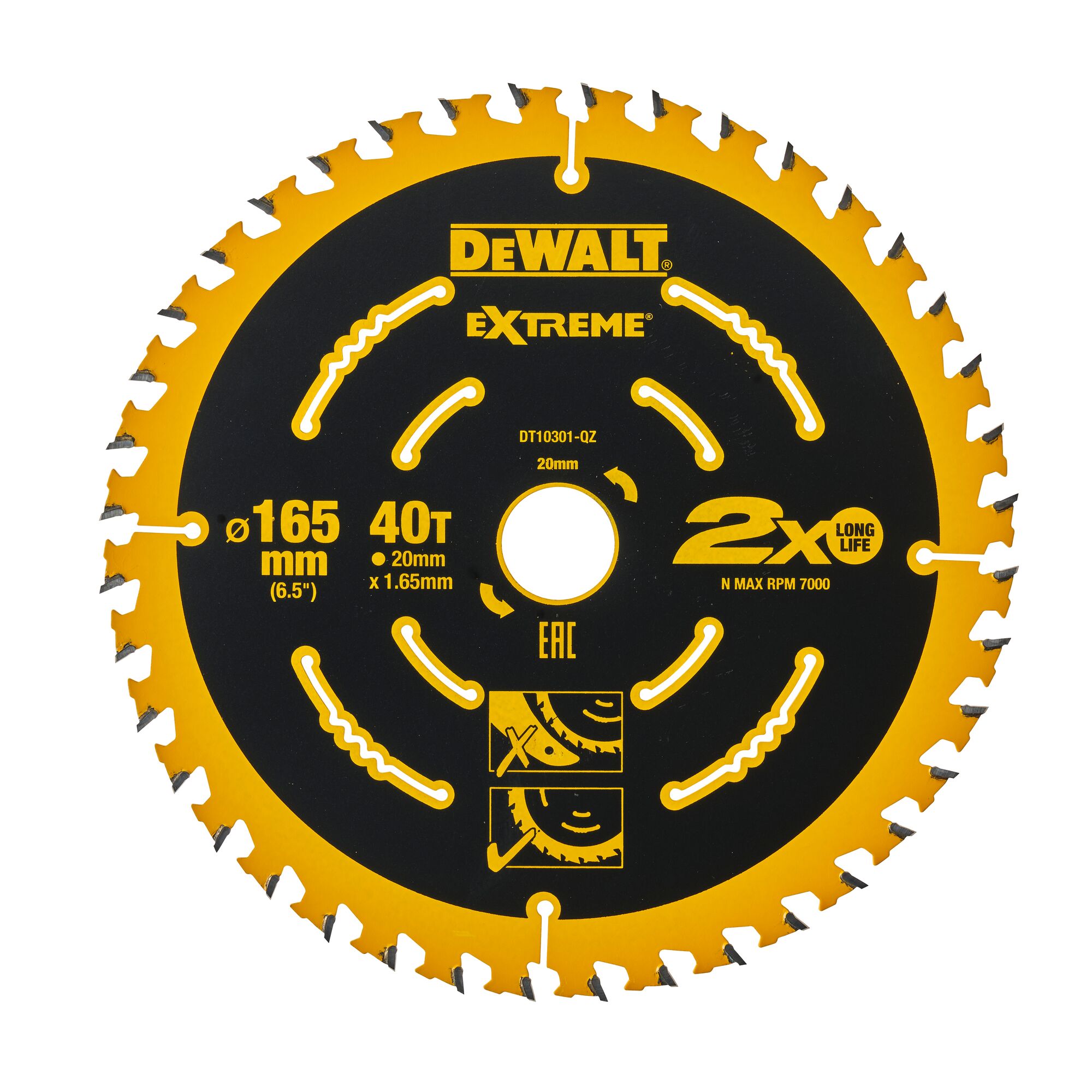 

Dewalt DT10301 Tarcza Do Zagłębiarki 165X20MM 40T