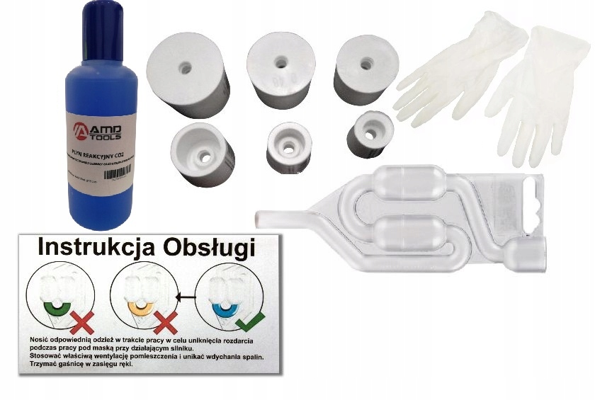 Tester na obecność CO2 w układzie chłodzenia Test