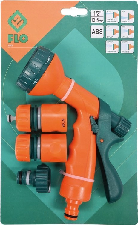 ZRASZACZ WODY 6 FUNKCJI ZESTAW ZE ZŁĄCZKAMI 1/2'' Kod producenta 89206