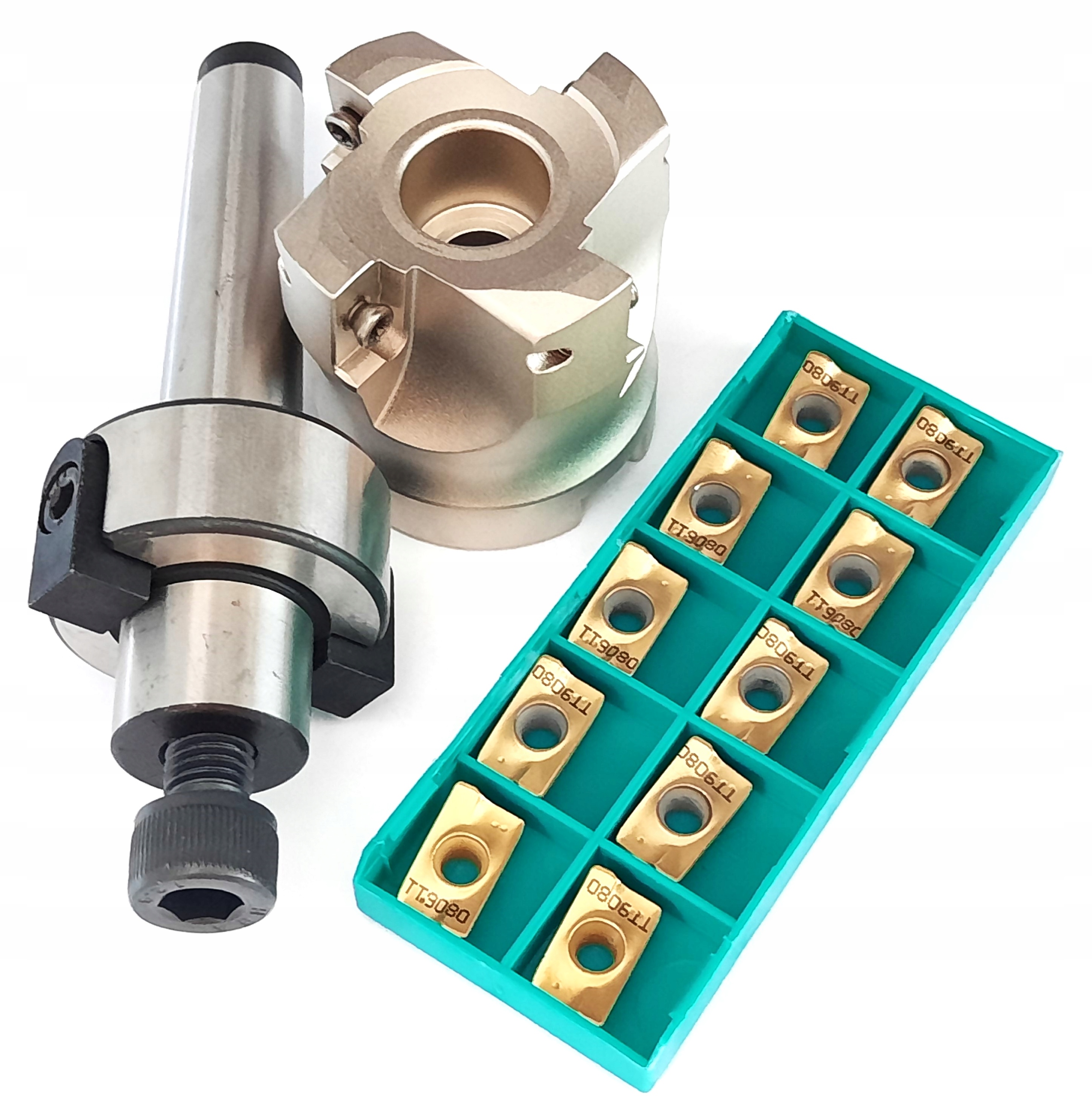 Głowica Frezarska Frezerska 40 Apkt 1604 10 Płytek Trzpień MK2