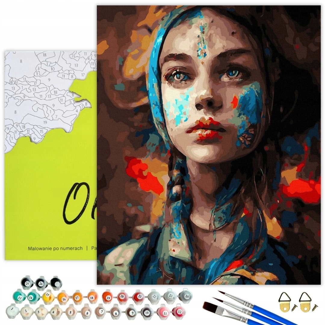 Malování Podle Čísel Žena Obrázky Pro Malování podle čísel s rámem Oh Art