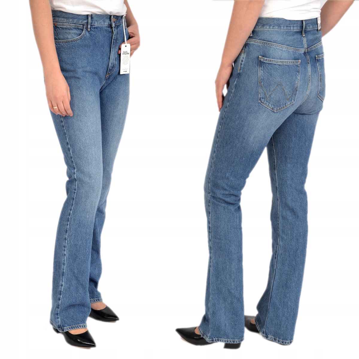 

Wrangler Bootcut All Star Jeansy Damskie W30 L32