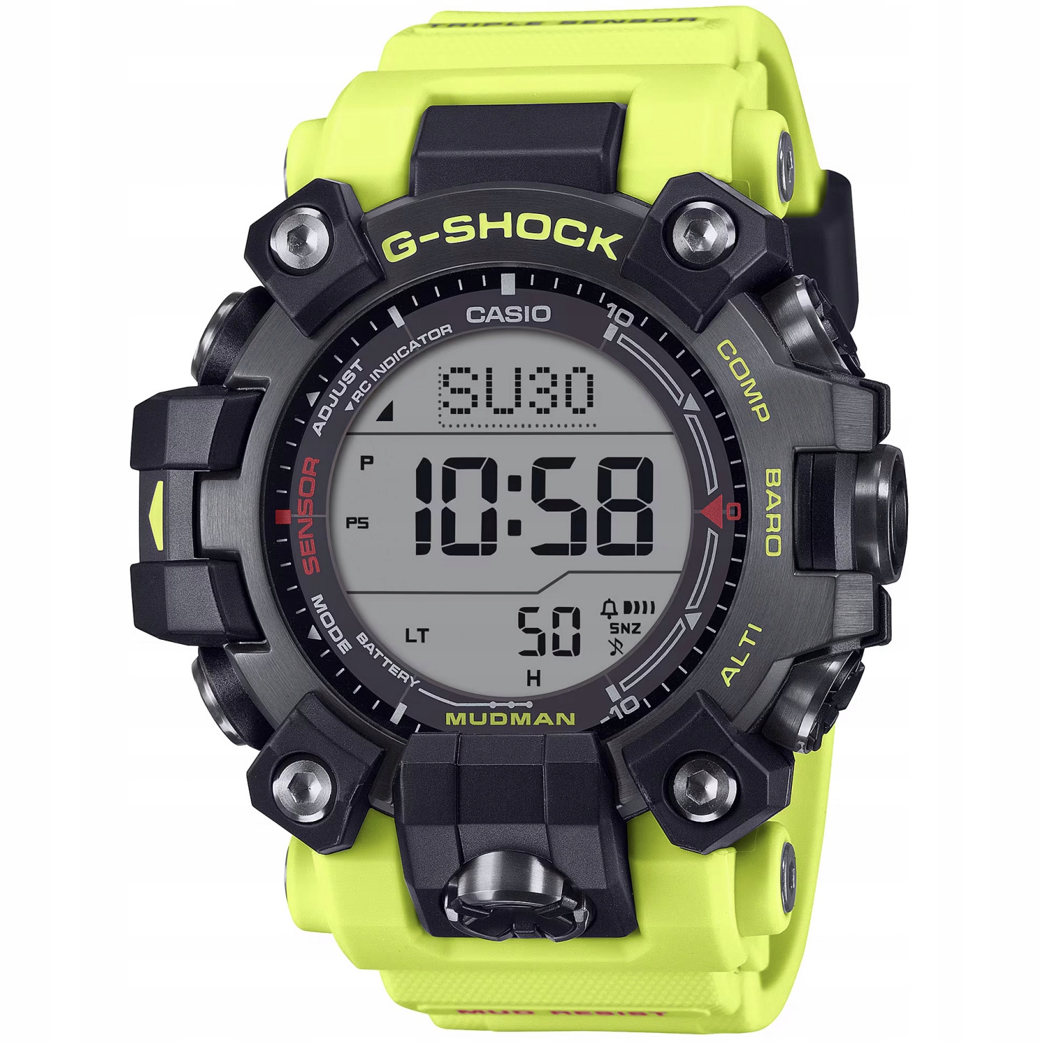 Casio G-Shock GW-9500MRY-1A9ER Bluetooth 200 m Zelený