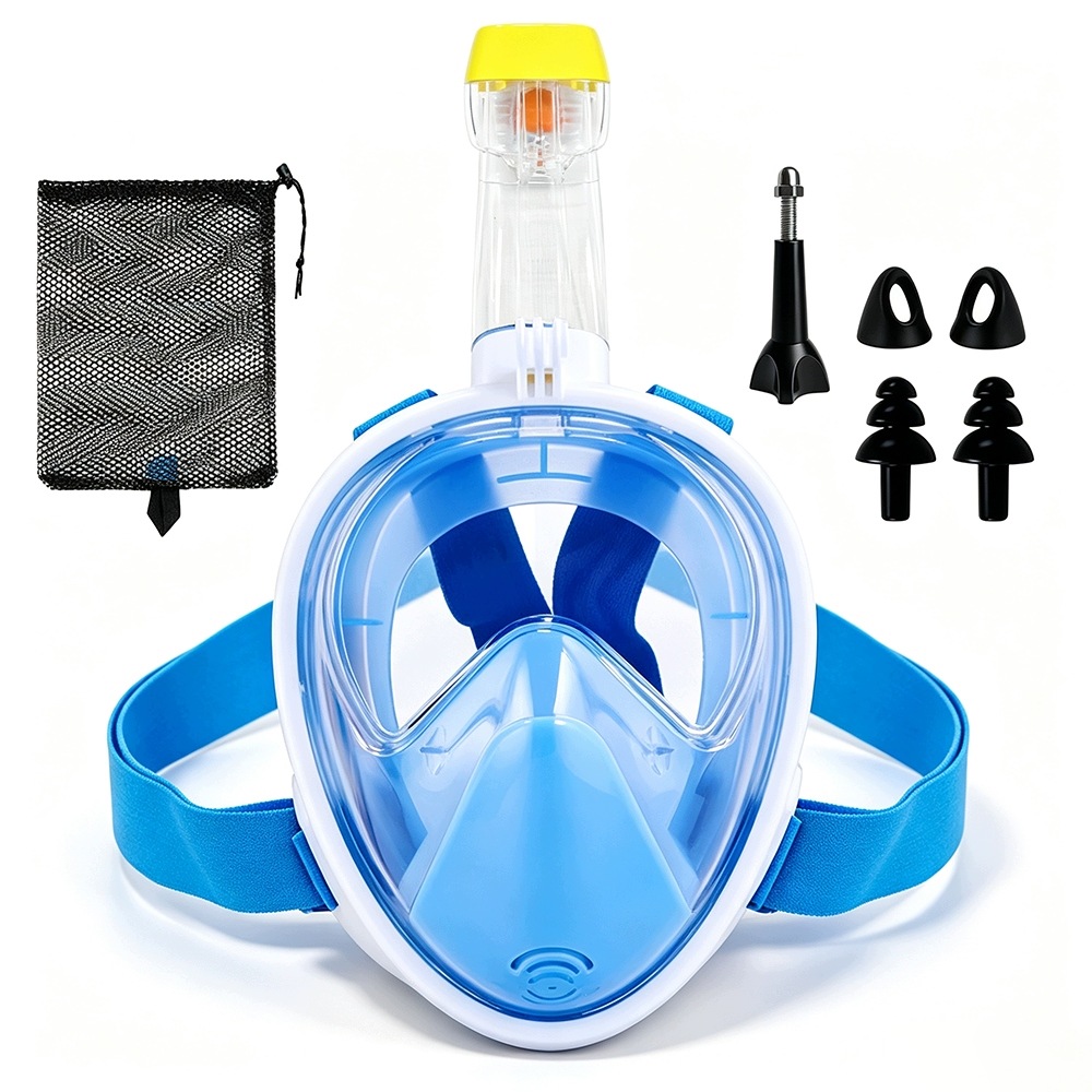 Maska Do Snorkelingu Nurkowania Pełnotwarzowa Nieparująca L/XL