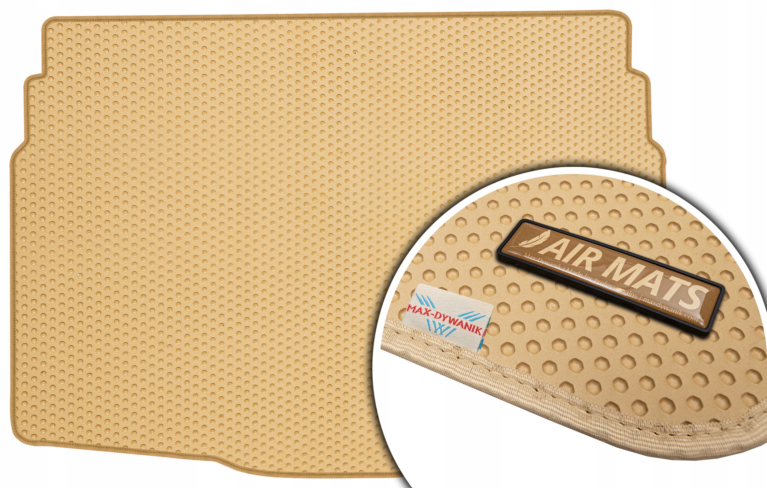Kia Ceed II Hatchback 2012-2018 Béžová rohož do kufru Eva Air Mats