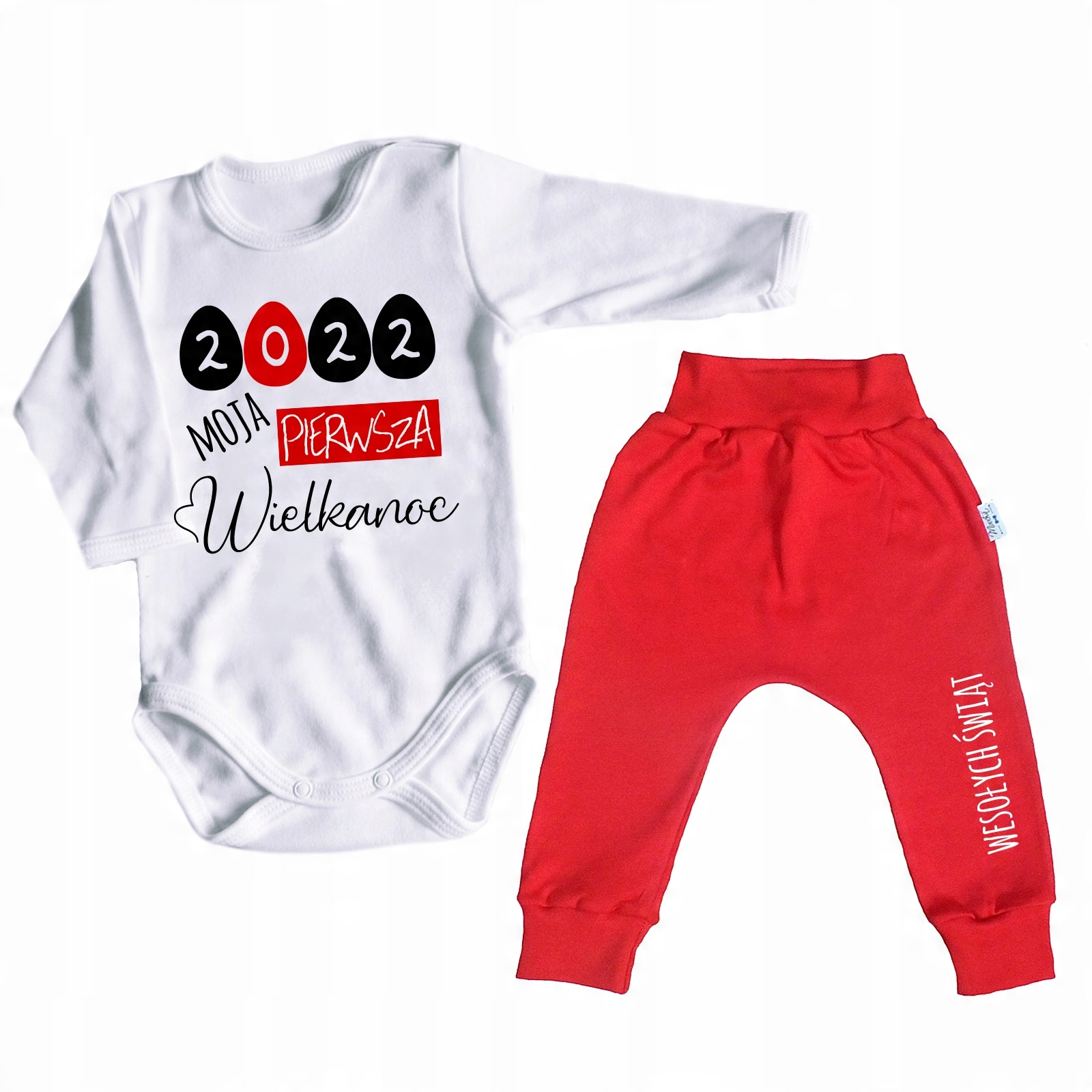 

Komplet niemowlęcy Body + Spodnie Moja 1 Wielkanoc