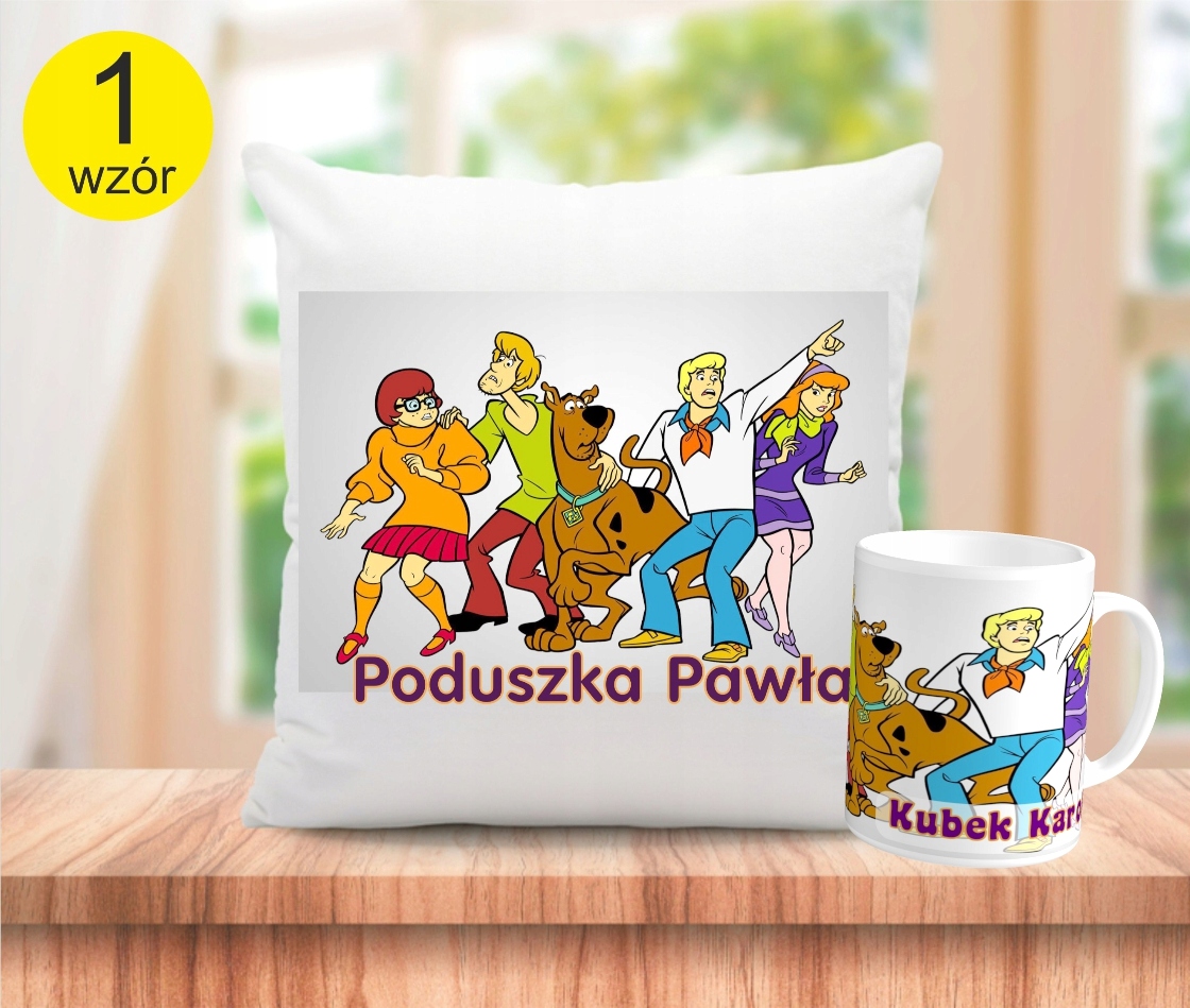 SCOOBY DOO ZESTAW PODUSZKA+KUBEK+IMIĘ Kod producenta zsd
