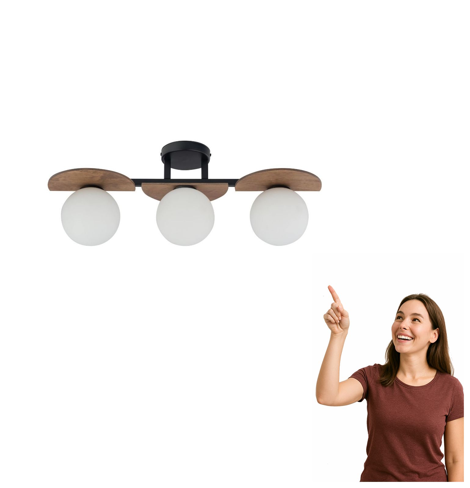 Stropná lampa Mirror 3 33302 Sigma Lighting