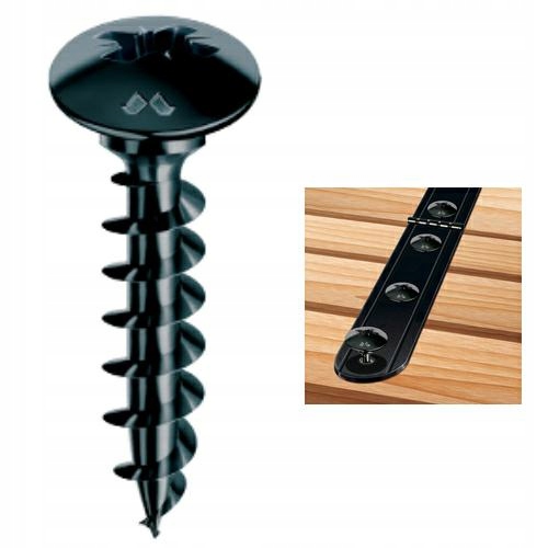 

Wkręty Śruby Czarne Do Drewna Mustad Pz 5x20mm100s