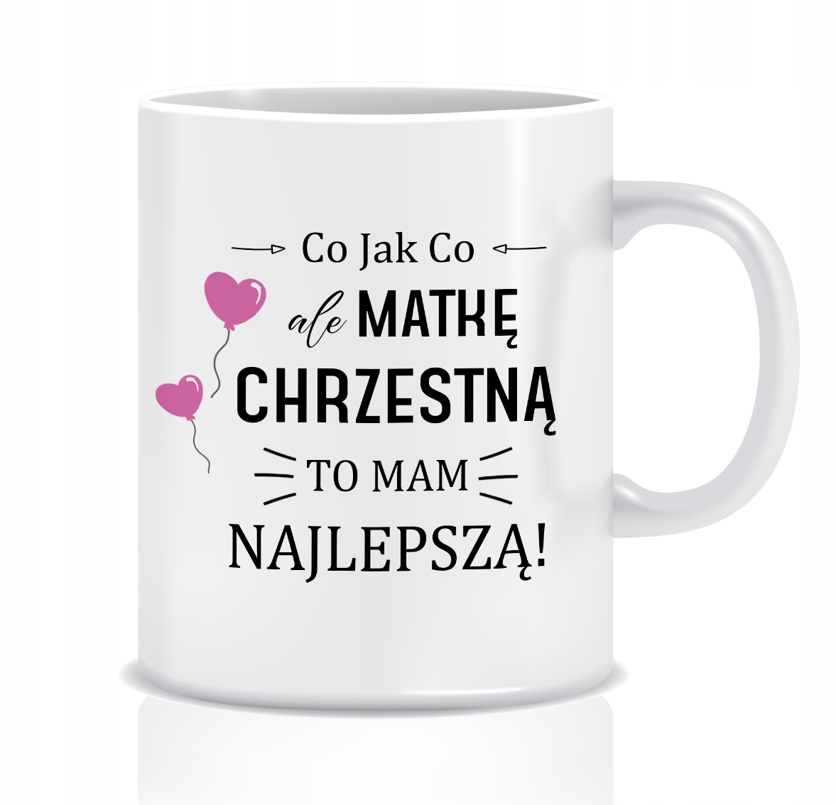 

Kubek z grafiką dla chrzestnej (co jak co)