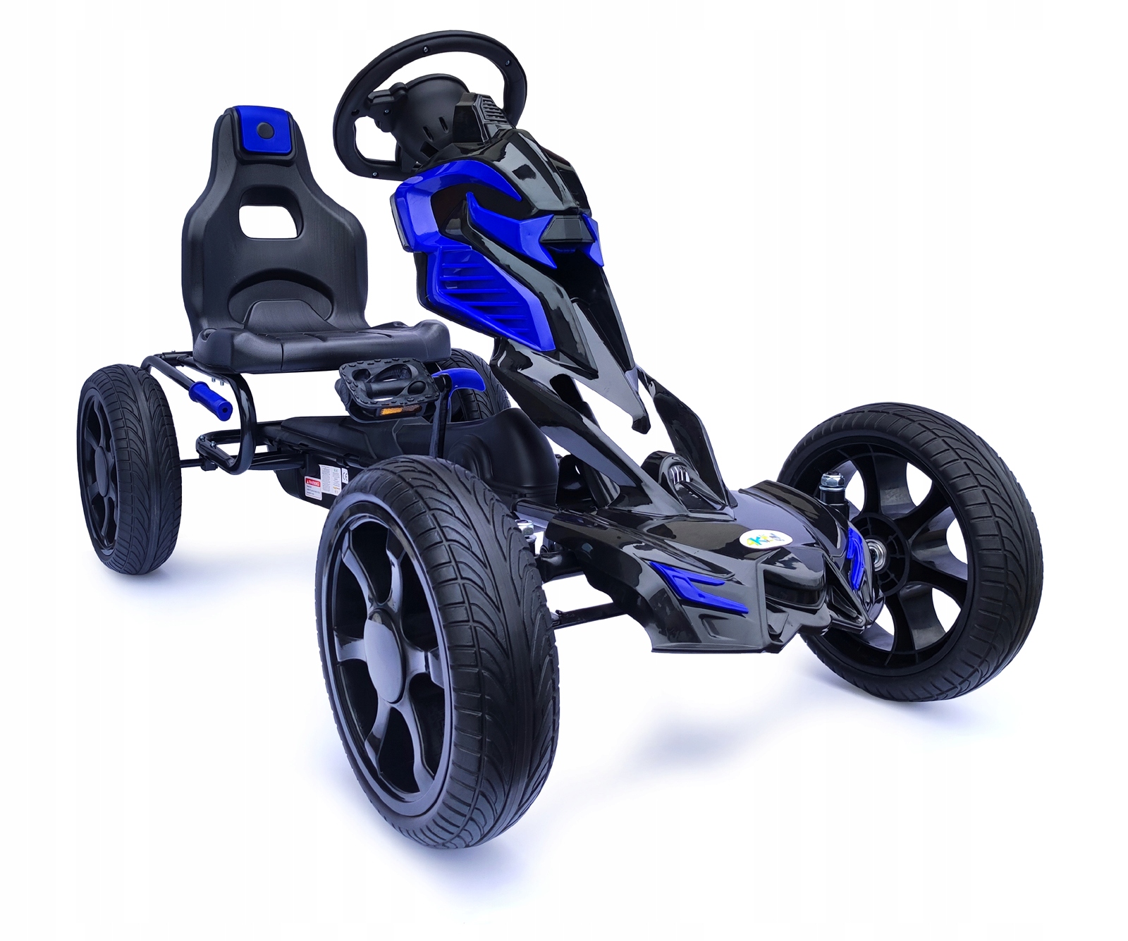 

Wielki Gokart Na Pedały do60kg 5-12lat scout Blue