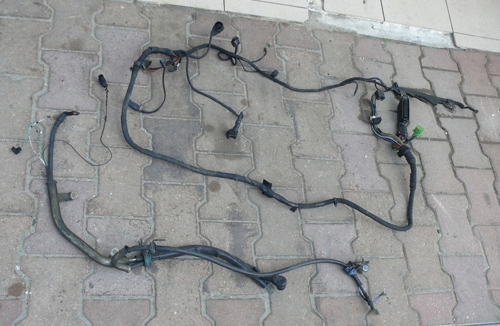 Установка двигателя MERCEDES W140 3.5 TD 150 л. с.