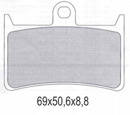 KLOCKI HAMULCOWE YAMAHA FJR 1300 2001-2005 PRZÓD Producent Galfer