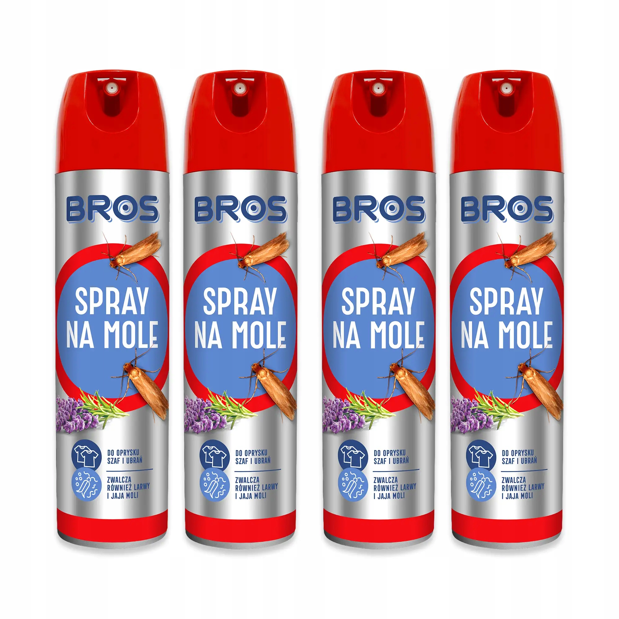 

Bros- Spray na mole 210/150ml x4