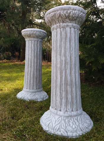 Kolumna Zestaw 2 szt PODEST Ogród Ozdoba Betonowe Kod producenta s07