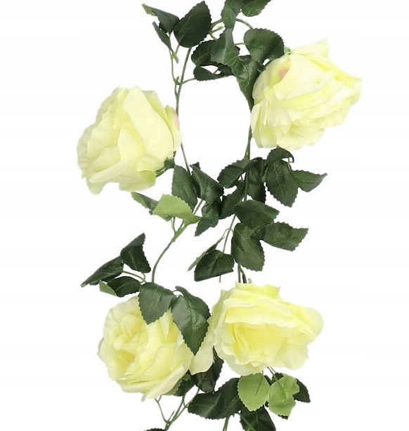 SZTUCZNE KWIATY ROŚLINY GIRLANDA 210CM RÓŻA RÓŻE Kod producenta 653033