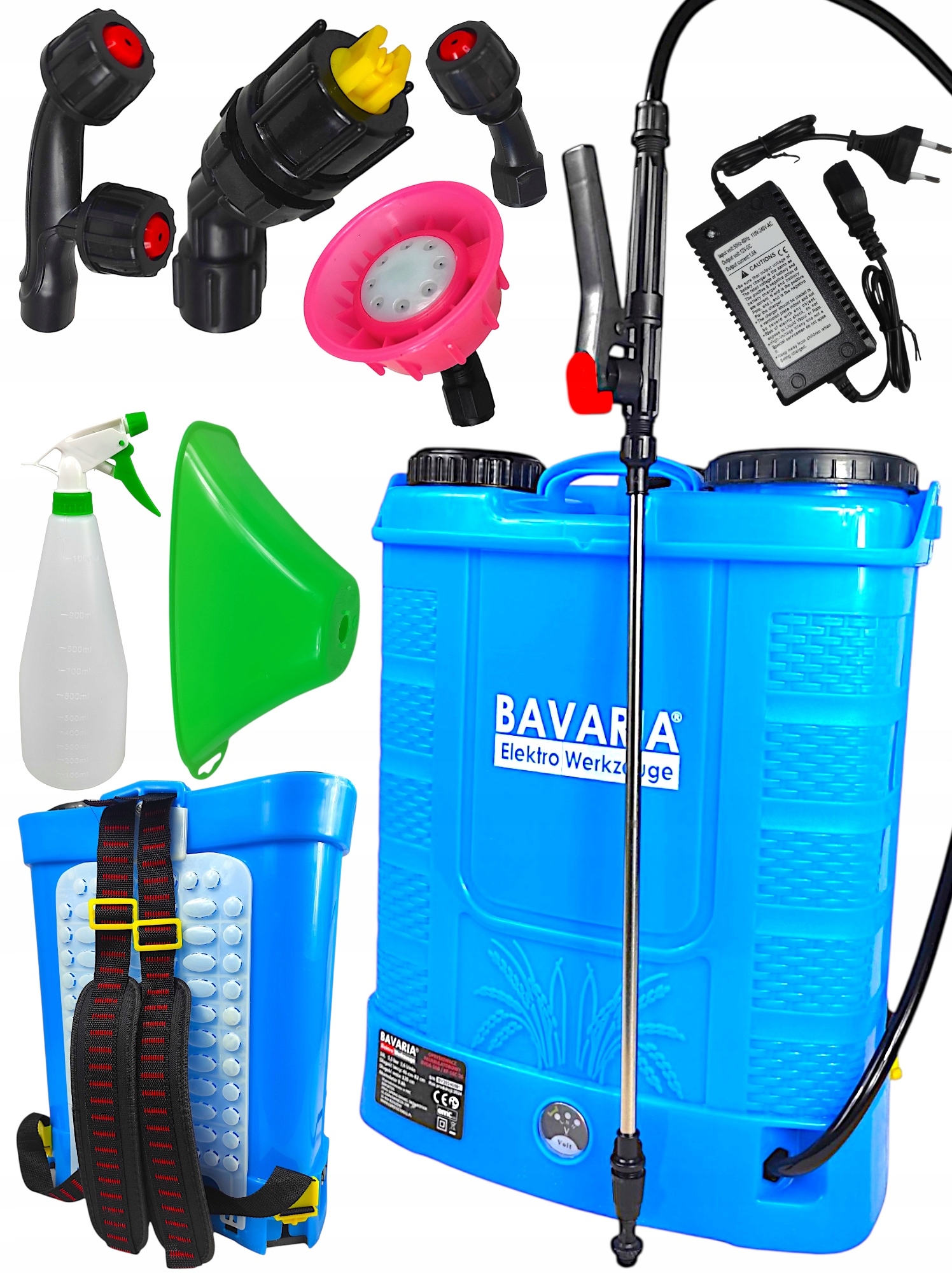 Opryskiwacz Plecakowy Akumulatorowy Ciśnieniowy 16L 5,5 Bar 3,6 l/min