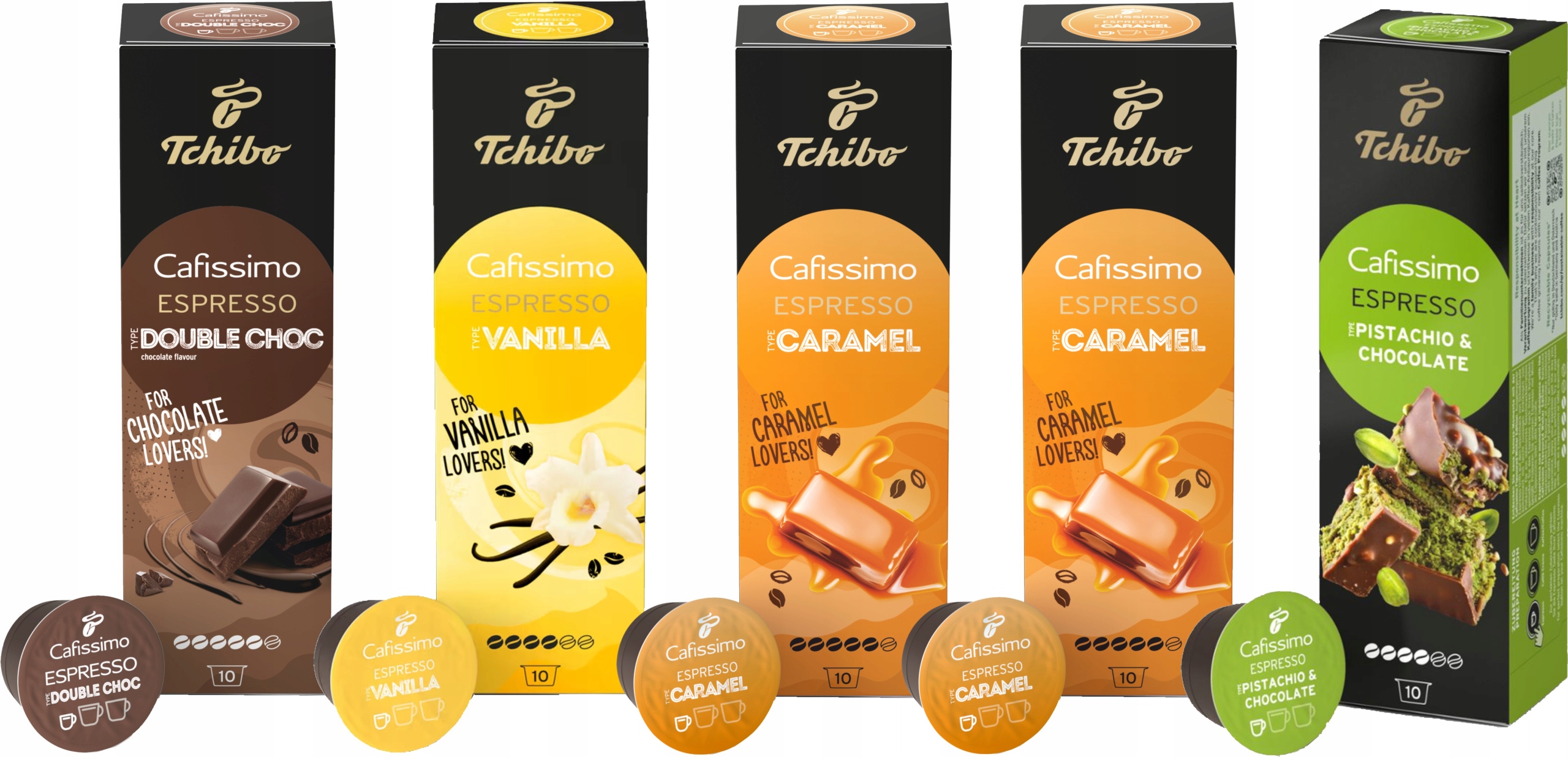 Kapsle Tchibo Cafissimo Aromatizované sada