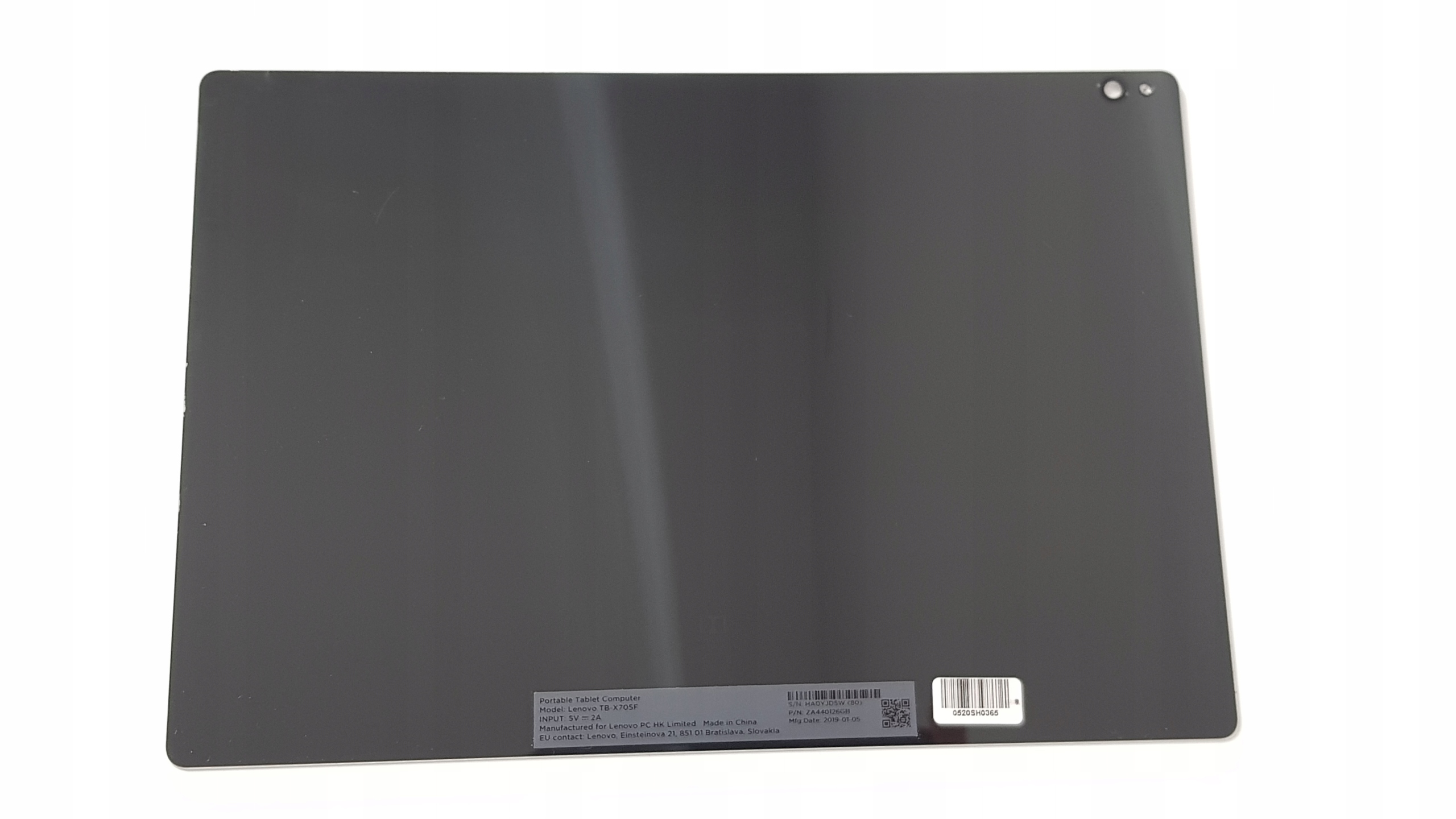 LENOVO TAB P10 TB-X705F PLECKI TYLNA OBUDOWA KLAPKA BATERII