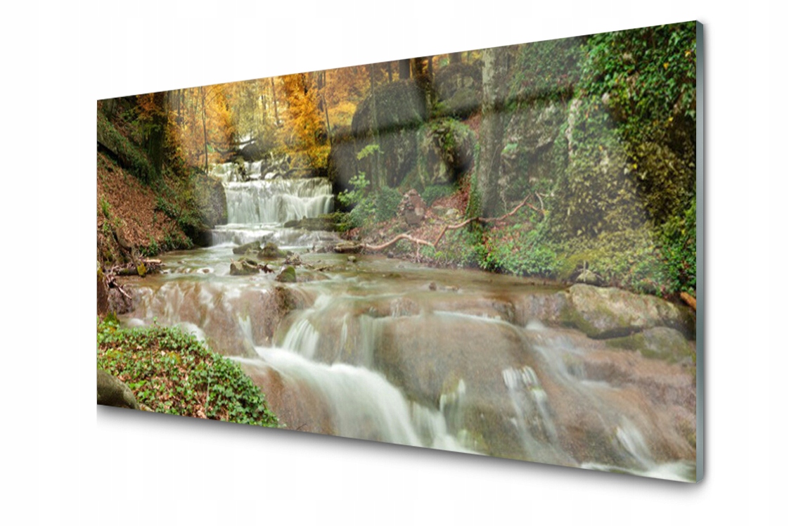 

Panel szklany Płytka Wodospad Las Natura 120x60