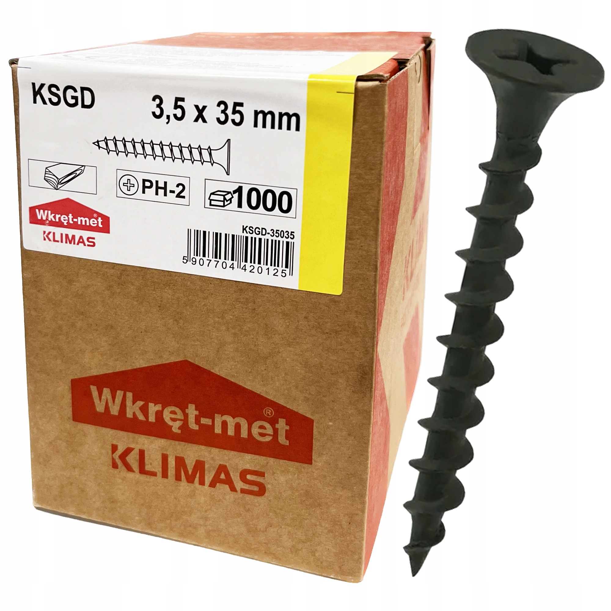 

Wkręt-met Wkręty Do Drewna Gk 3,5x35mm 1000 szt