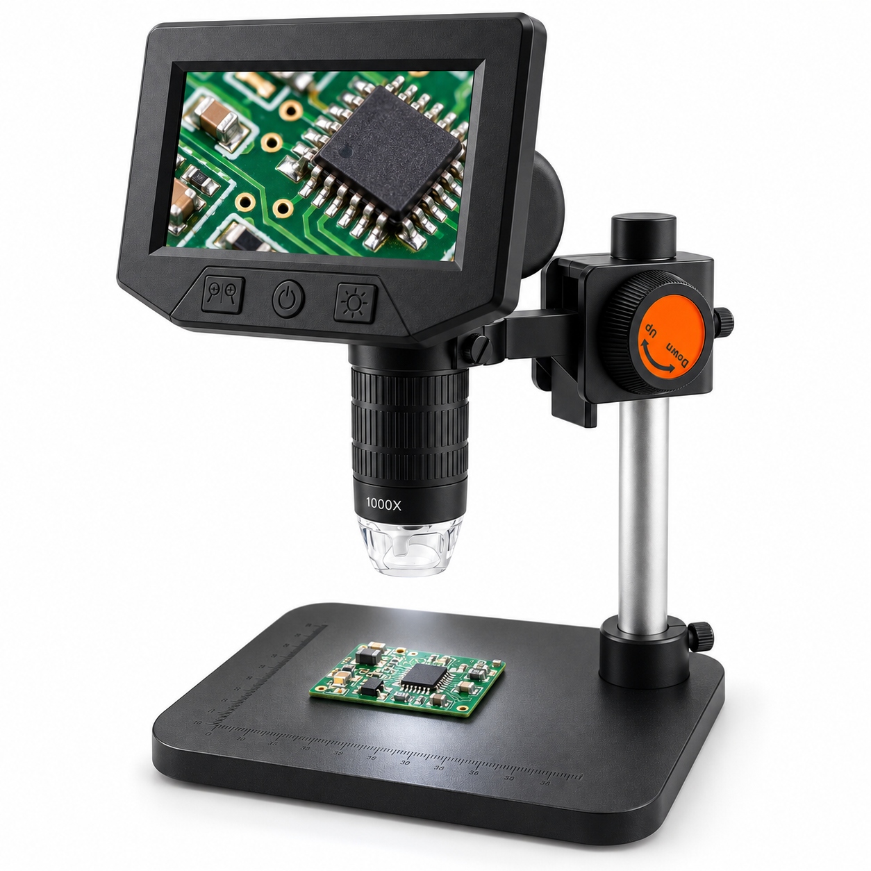 Digitální Mikroskop 1000 X LCD 4,3'' Led Pro Pájení Bižuterních Mincí P220 Hd
