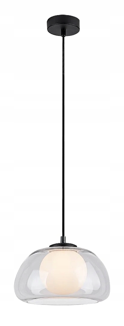 Rabalux Elowen Závesná lampa sklenená biela guľa 1xG9 do obývacej izby IP20