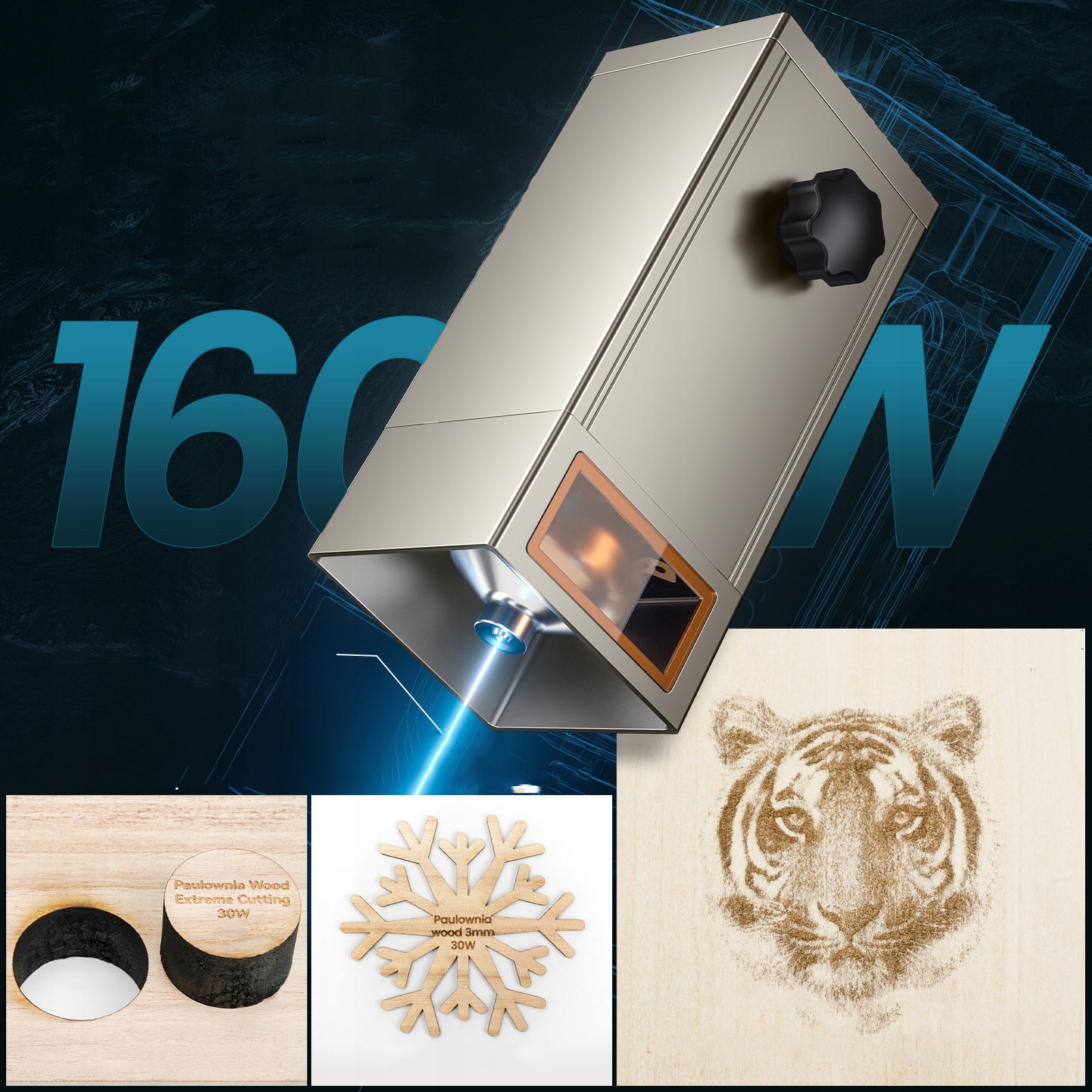 Grawer laserowy DIY ATOMSTACK S30 PRO 160W+XL Pad Rodzaj inny