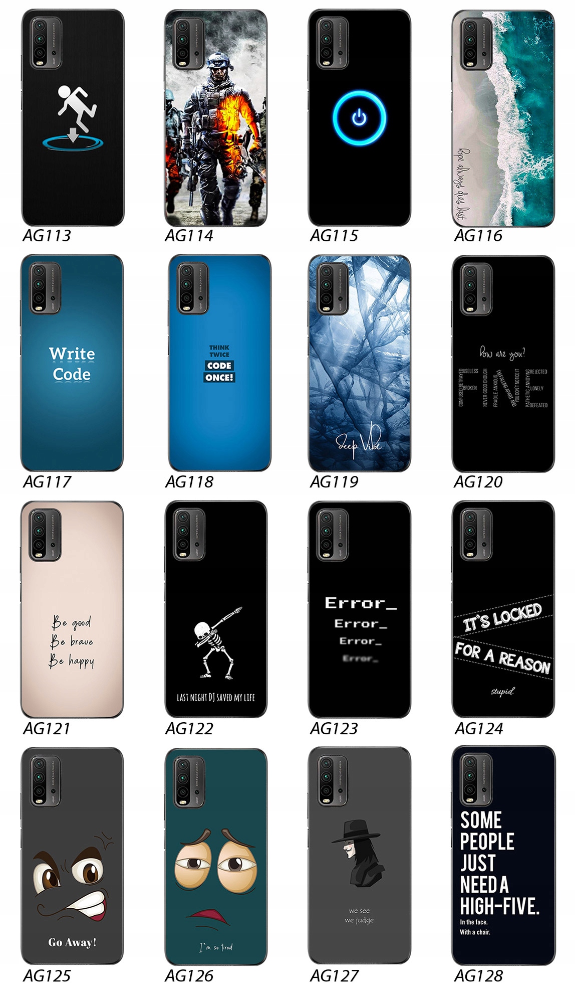 ETUI PLECKI FOTO Case OBUDOWA Pokrowiec WZORY SZKŁO 9H do Xiaomi Redmi 9T Materiał tworzywo sztuczne