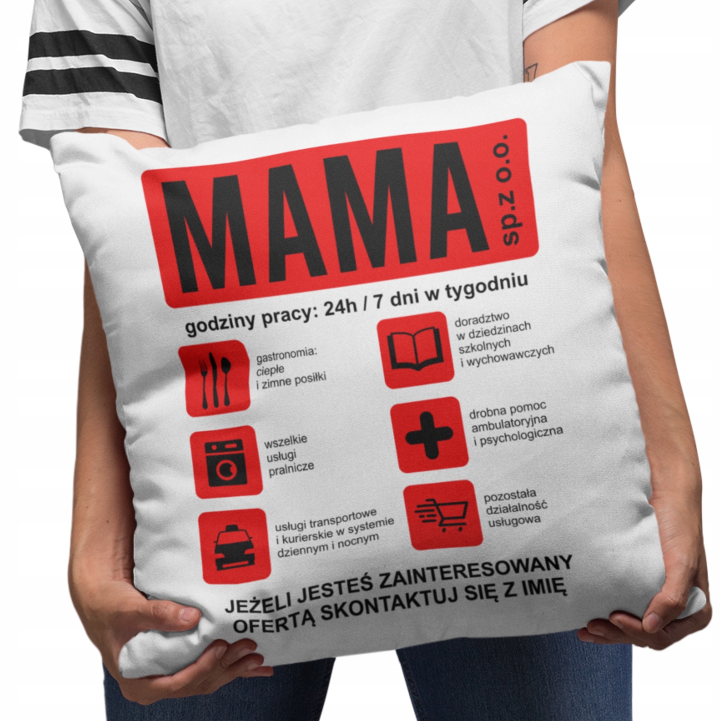 

Poduszka Dzień Mamy Mama Sp. Z O.o. Imię