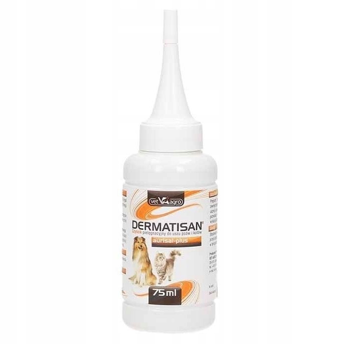 

Dermatisan Aurisal Plus 75ml krople uszu pies kot