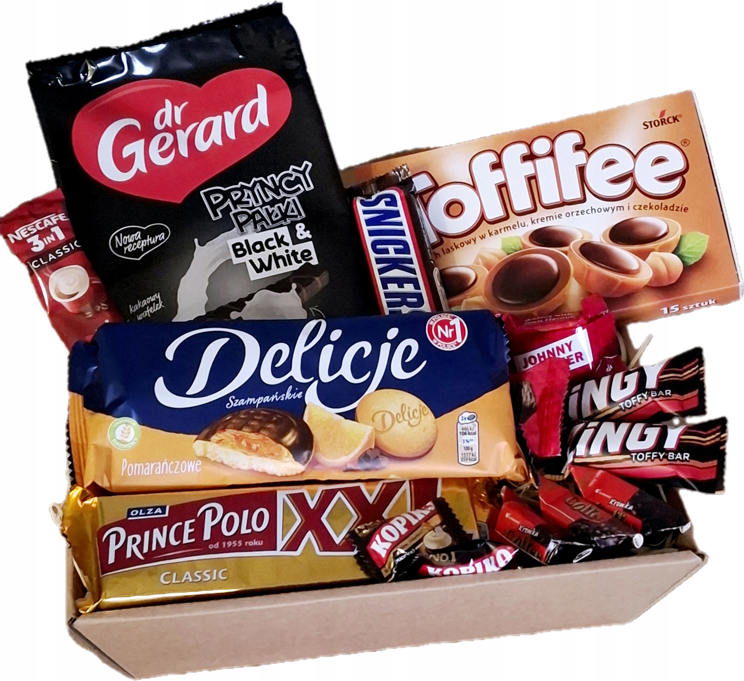 Kosz Prezentowy Zestaw Słodyczy Urodziny 40 50 60 70 Dzień Taty