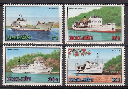 Malawi 1985 Mi 449-452 Czyste **