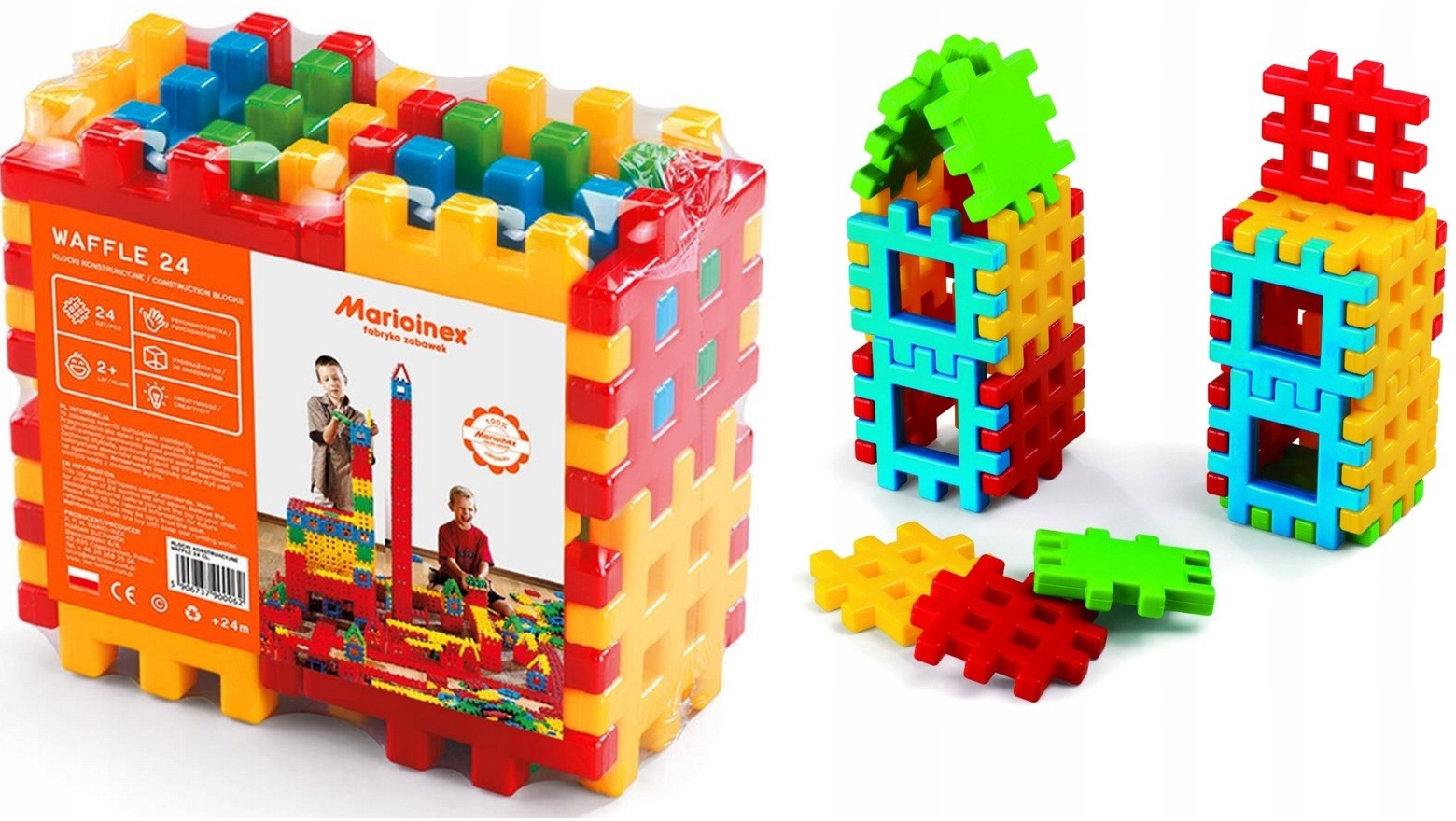 

Duża Paka Przestrzenne Duże Wafle Klocki Polskie