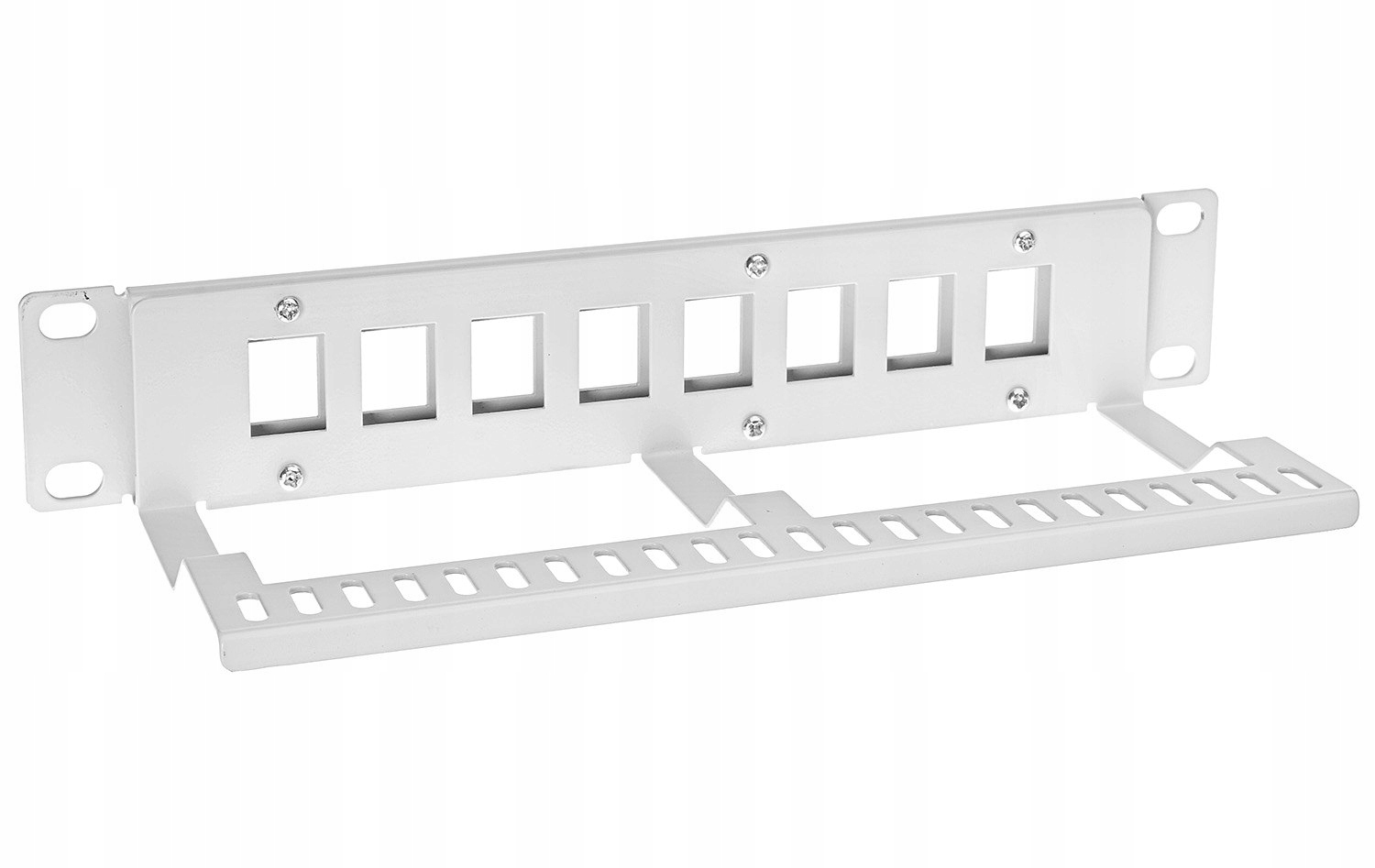 Patch panel 10" 8-portów keystone Organizer k Producent Inna