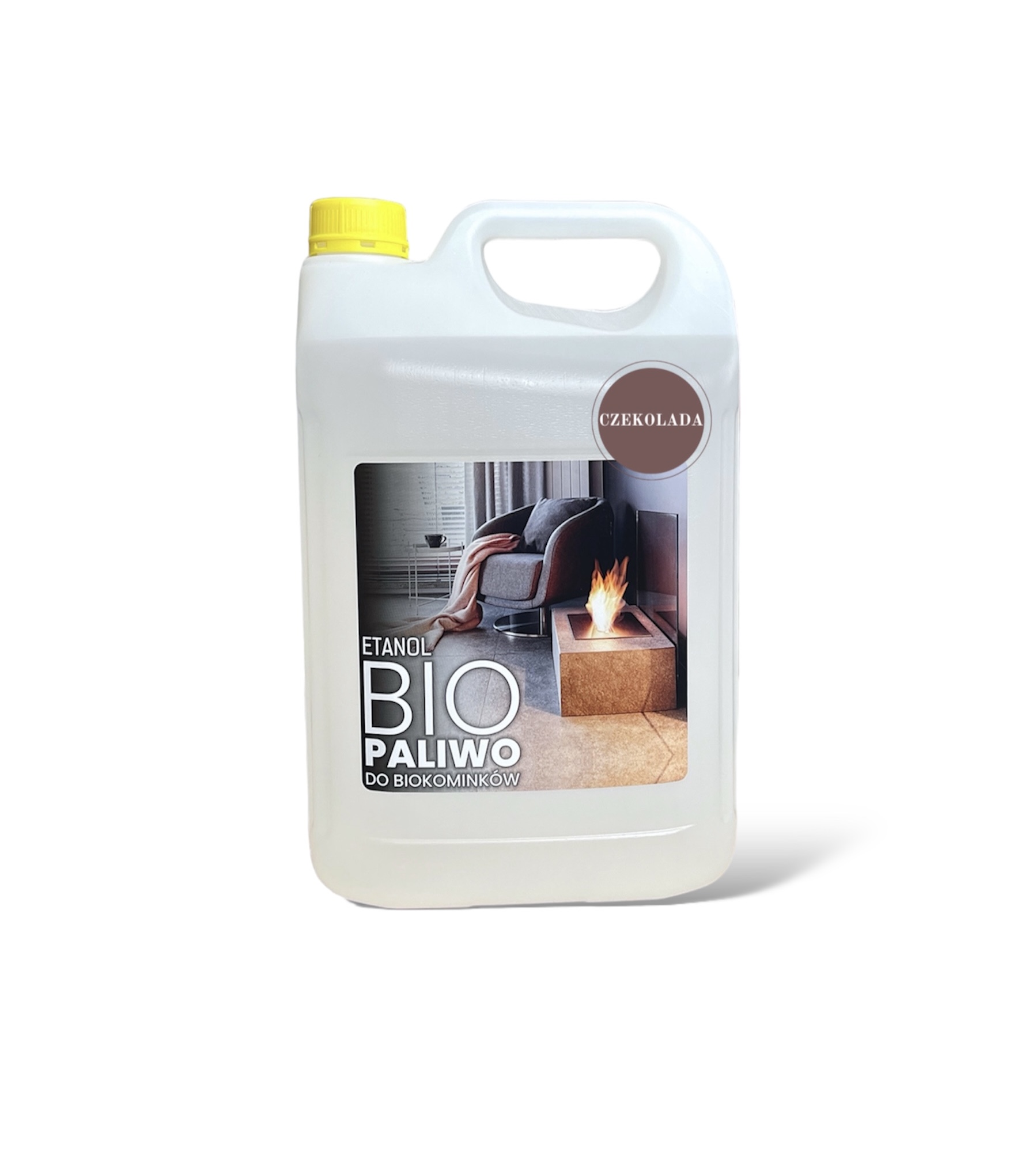 Biopaliwo do kominka, bioetanol czekoladowy 5L