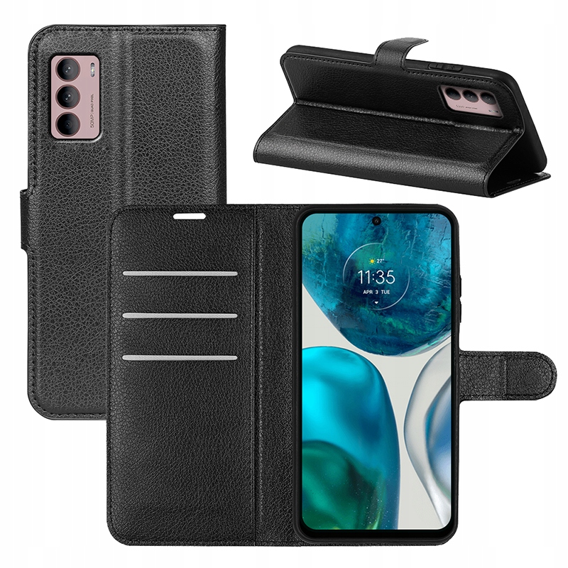 

Etui Do Moto G42 Litchi Wallet Pokrowiec Case