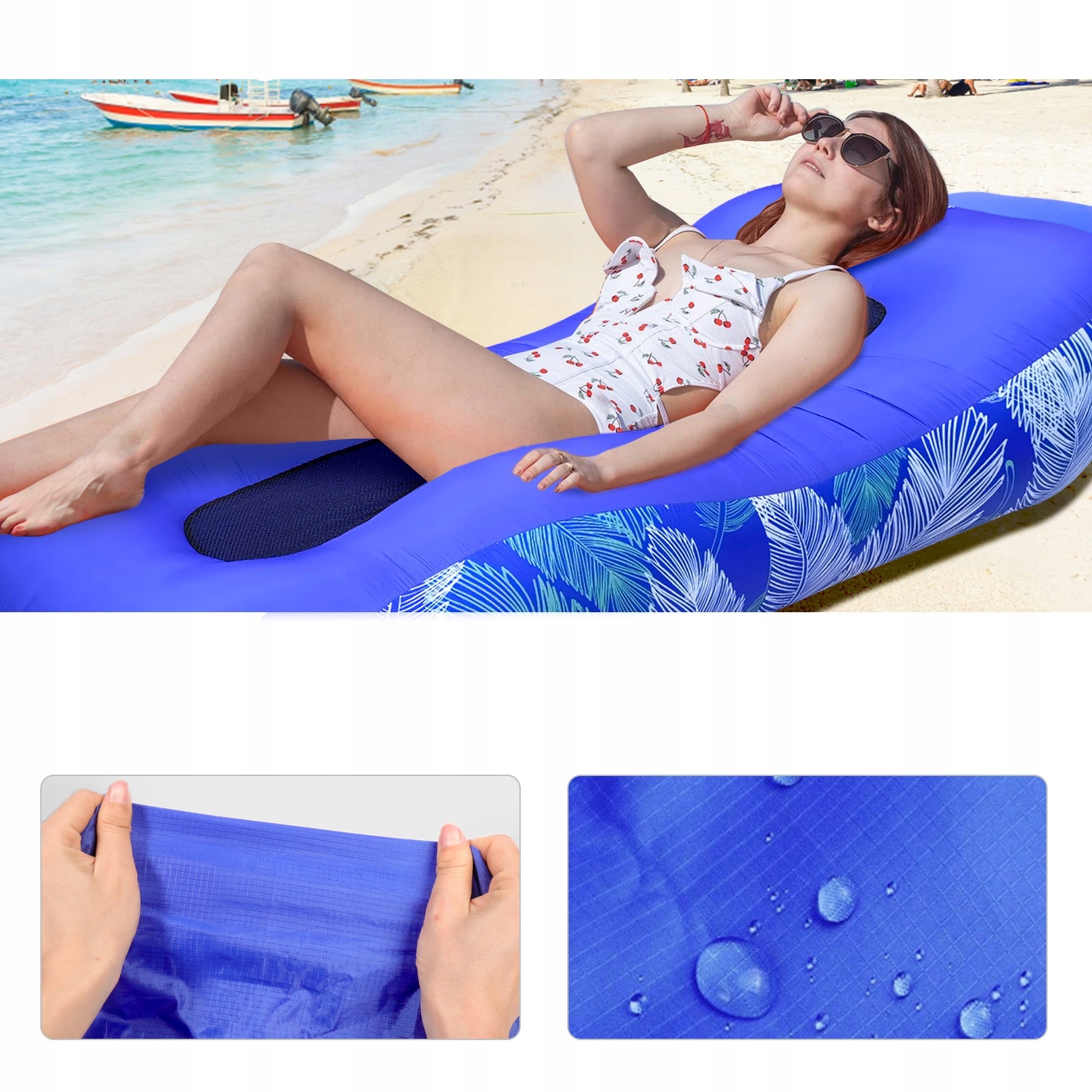 NADMUCHIWANY LEŻAK ŁÓŻKO PLAŻOWE KANAPA DMUCHANA Rodzaj flakon z atomizerem