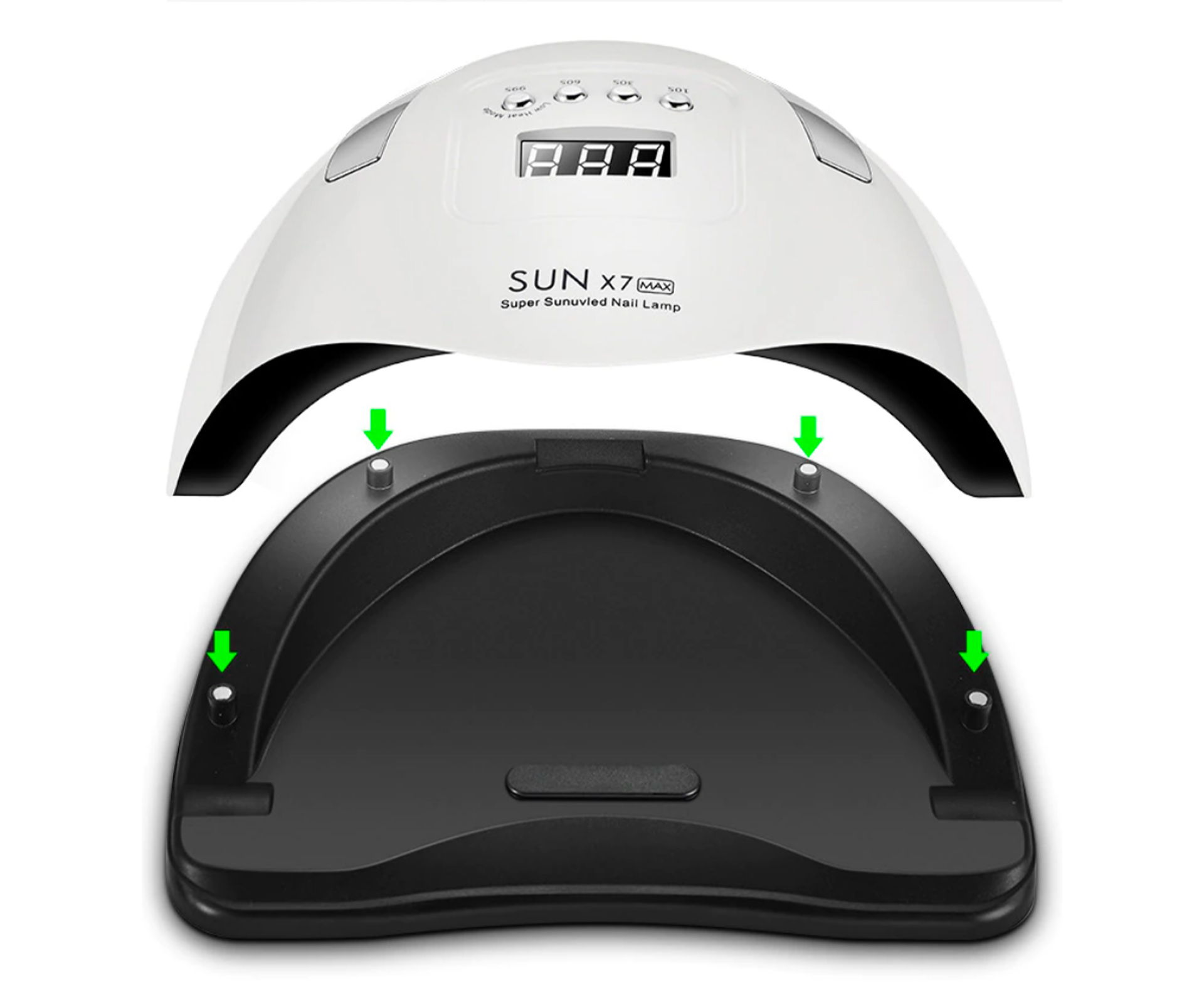 Lampa do paznokci UV Dual LED Sun X7 MAX 180W Rodzaj LED+UV