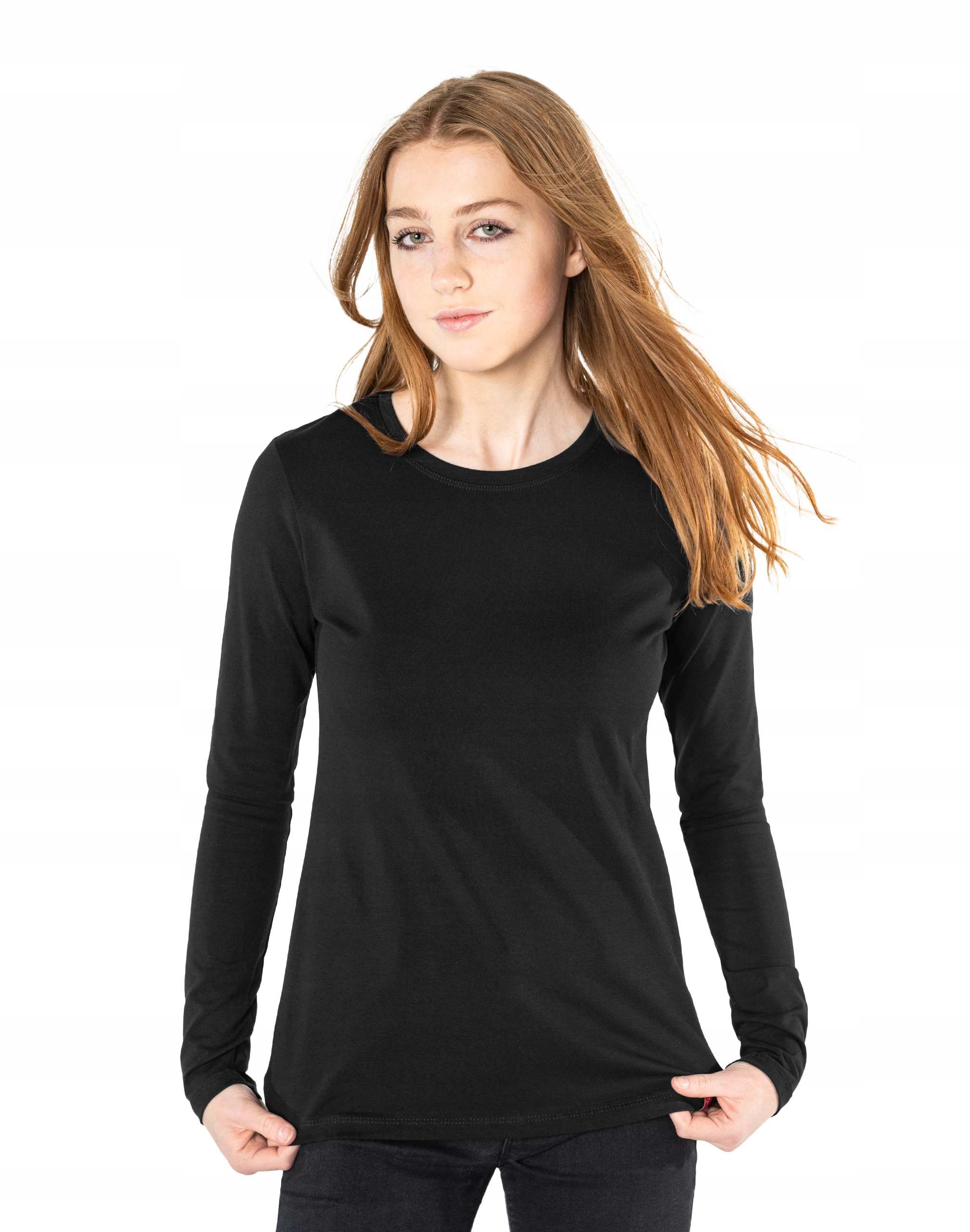 

Bluzka Koszulka Damska Długi Rękaw 8056-2 r L/XL