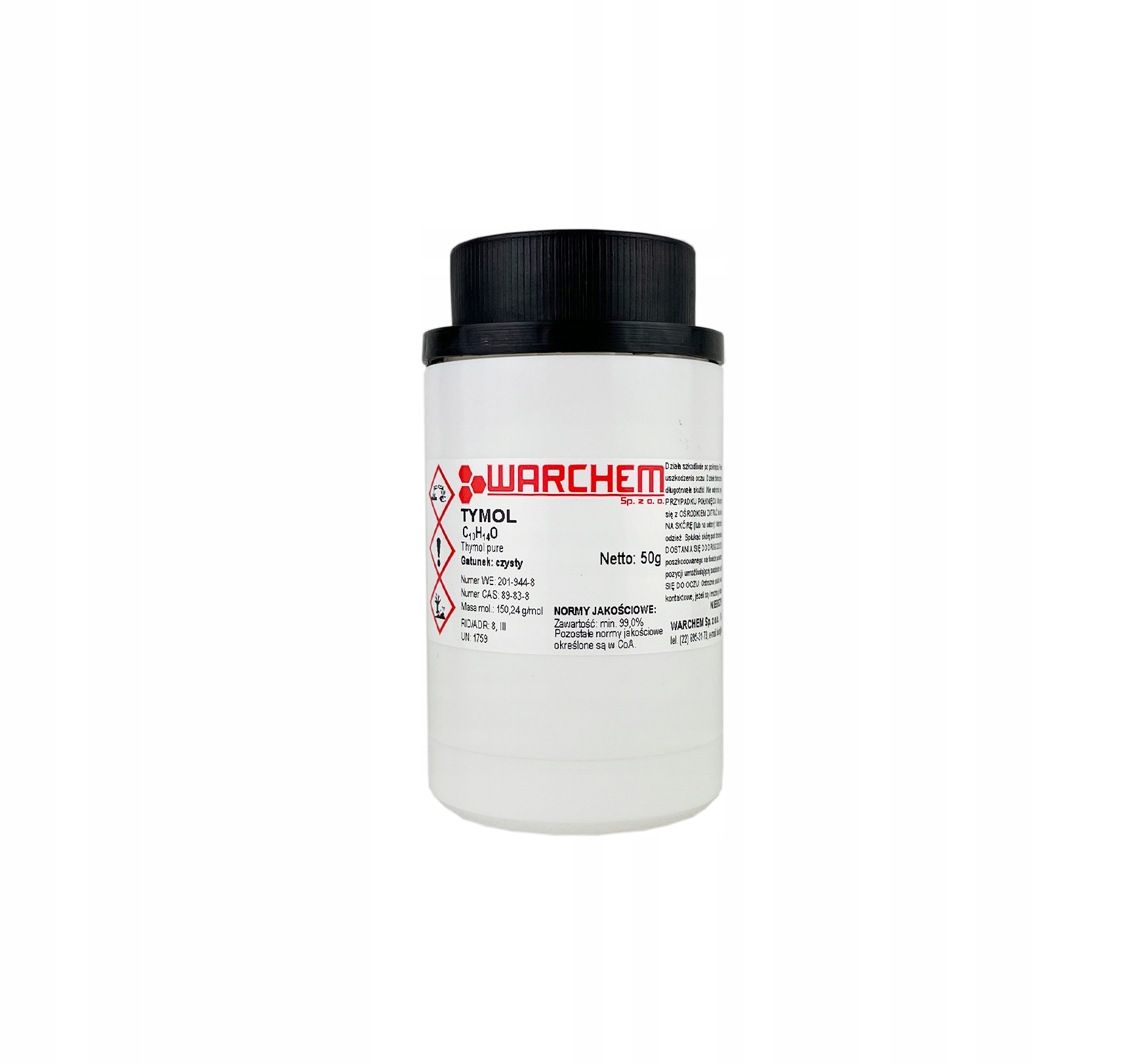 

Tymol czysty 50g Warchem
