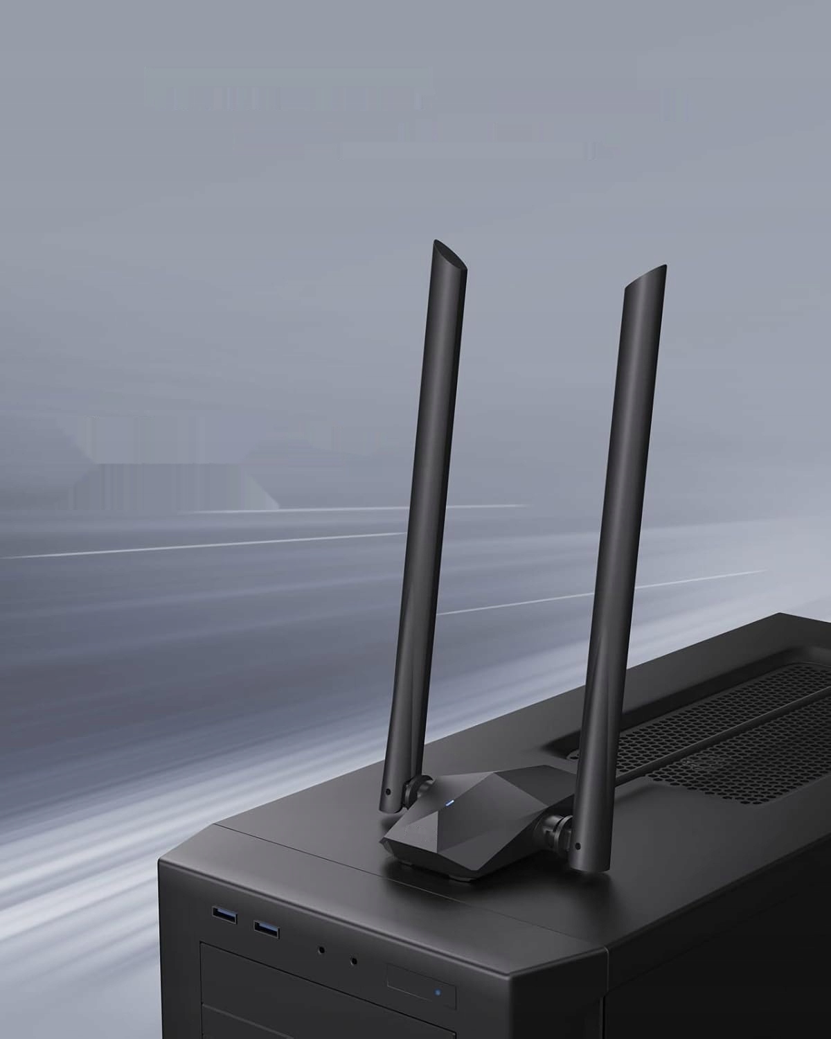 BROSTREND AX1800 Adapter WiFi 6 USB Dwie Anteny 5dBi Windows 10/11 — miniatura 9