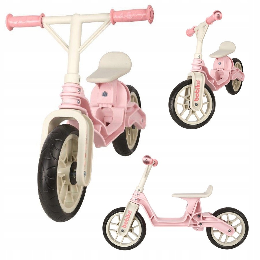 Rowerek Biegowy Bobike Plastikowy Różowy