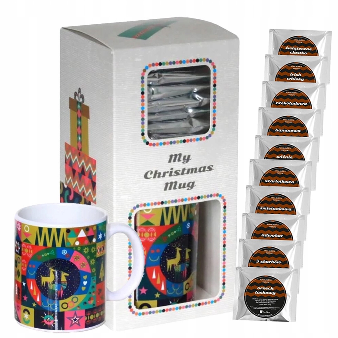 Vánoční Sada Chuťových Káv Glossy Christmas S Hrnkem Dárek
