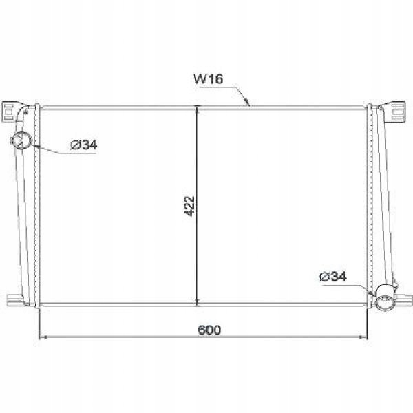 Chłodnica BMW Mini One 03 2007