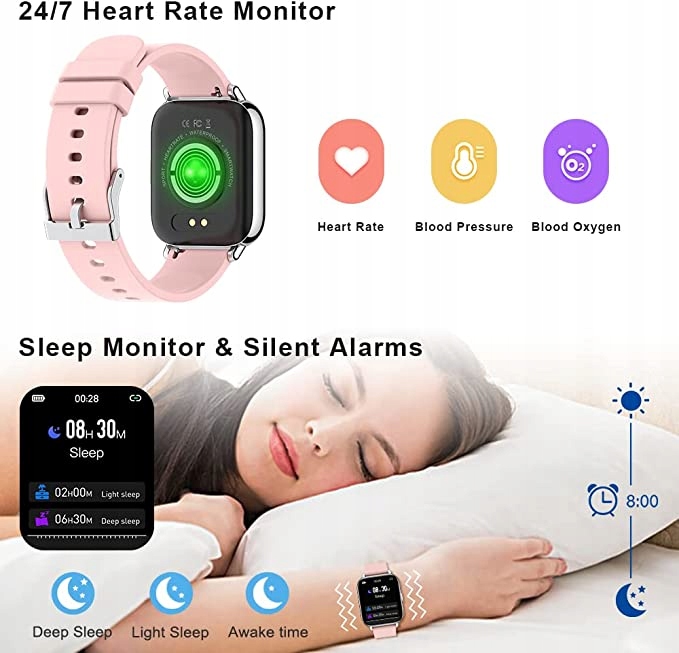 Smartwatch MOLOCY różowy Marka Overmax