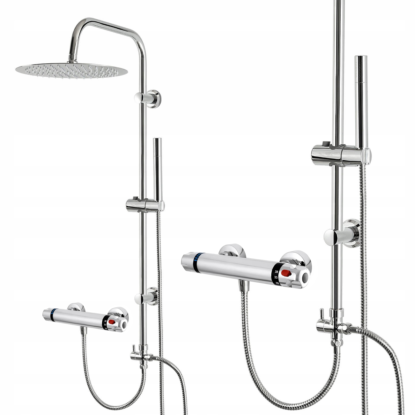 Sprchový Set S Sprchovým Stĺpom A Batériou Do Sprchovacieho Kúta